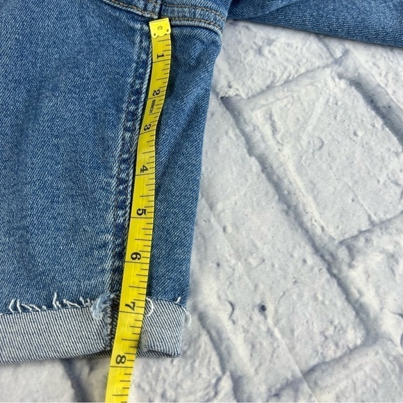 AVA & VIV hi rise Bermuda jean shorts size 22W stretch - Picture 2 of 7